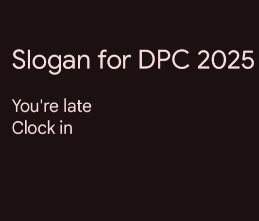 You're Late